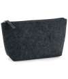BG724 BagBase Felt Accessory Bag Charcoal Melange colour image